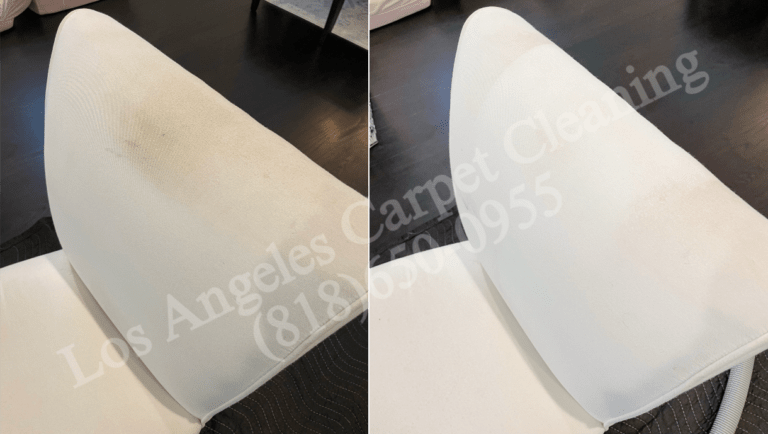 Stain Removal from a White Dining Chair