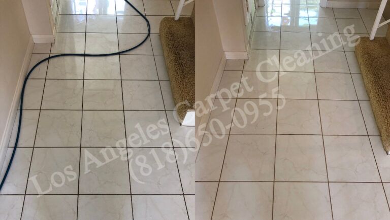 Tile and Grout Hallway Cleaning