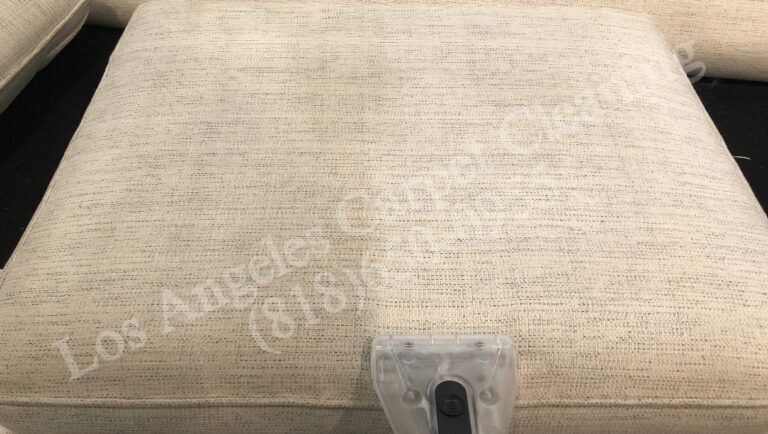 Before and After Ottoman Steam Cleaning