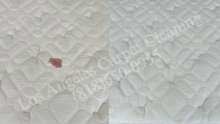 Stain Removal on a Mattress Cleaning