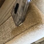 Upholstery Wand Close Up Cleaning in Home