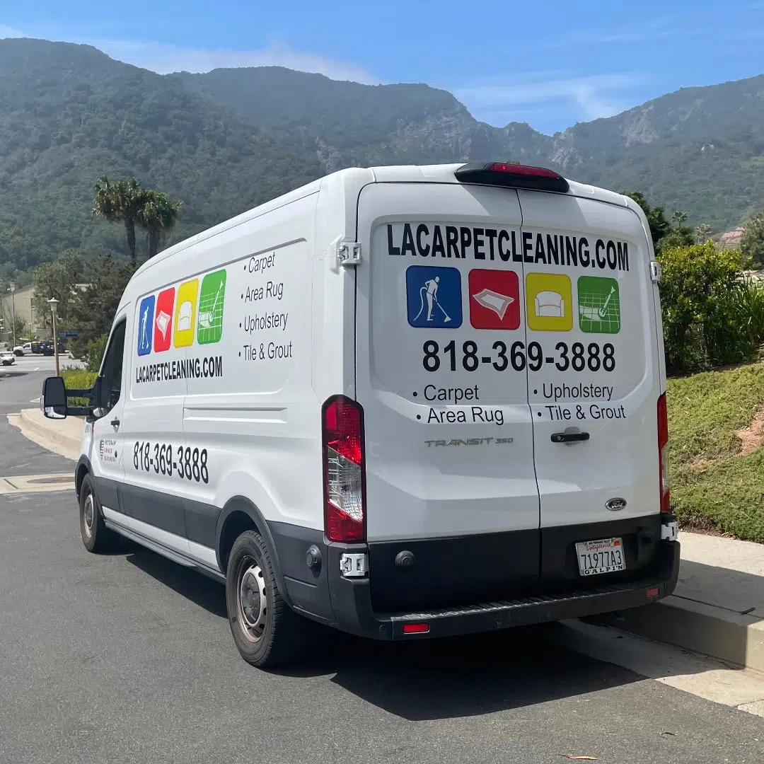 Los Angeles Carpet Cleaning Truck Mount Setup