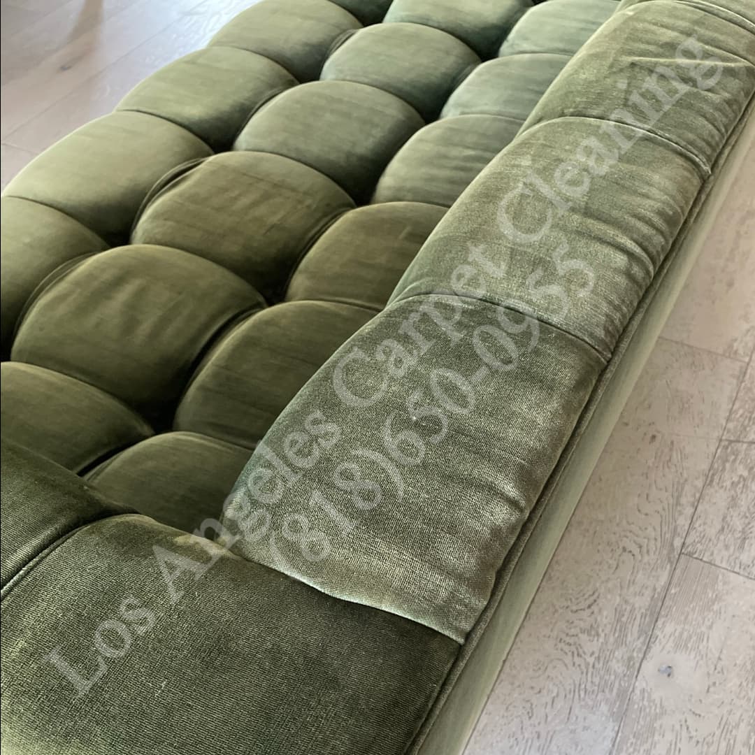Velvet couch cleaning in Burbank by Los Angeles Carpet Cleaning